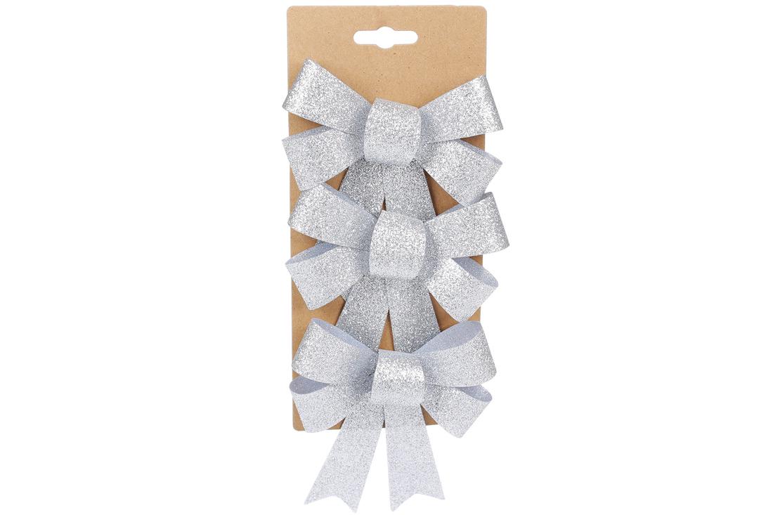 Новогодний подвеска BonaDi Бант 3 шт. (821-134)