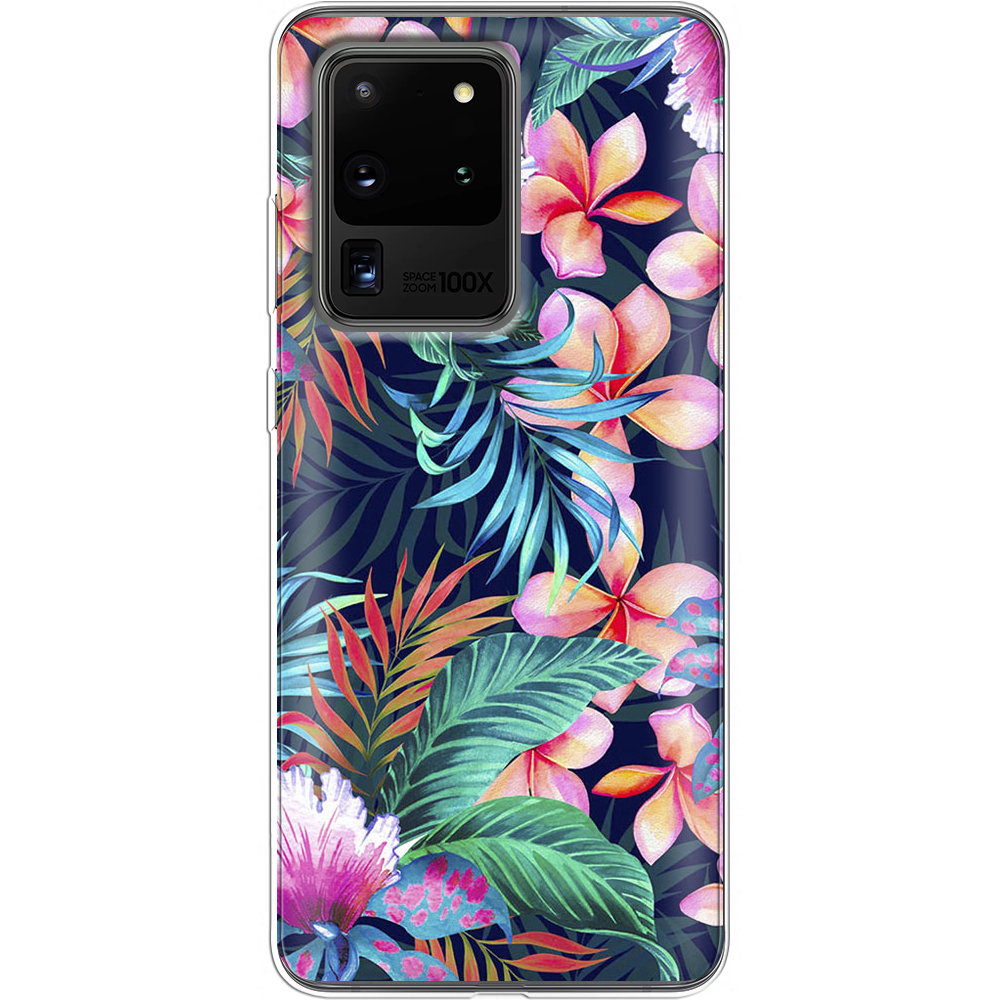 Чехол Boxface Samsung G988 Galaxy S20 Ultra flowers in the tropics Прозрачный силикон (38878-up1971-38878)