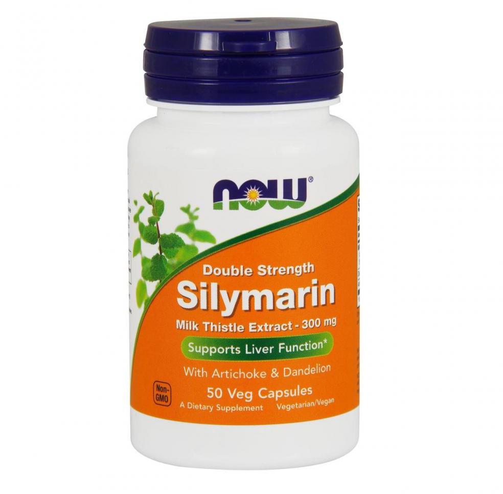 Силимарин Now Silymarin 300 mg 50 veggie capsules