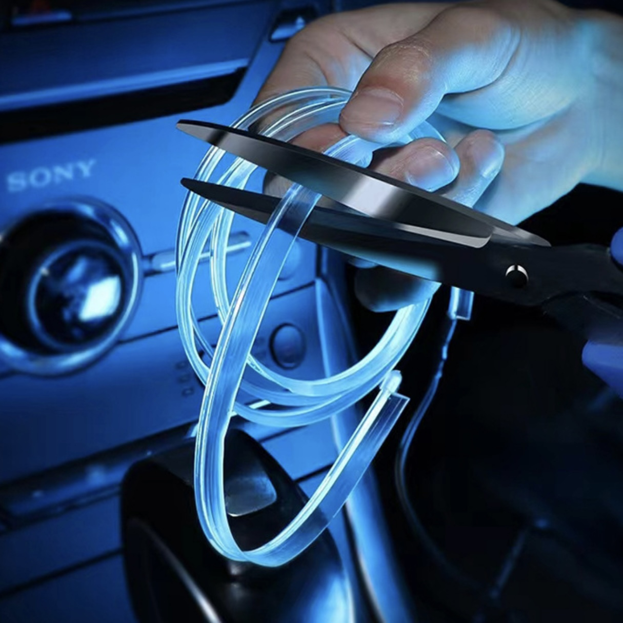 USB-стрічка для авто NeonixRide контурна неонова 5 м Синій (2171) - фото 5 USB-стрічка для авто NeonixRide контурна неонова 5 м Синій (2171) - фото 5