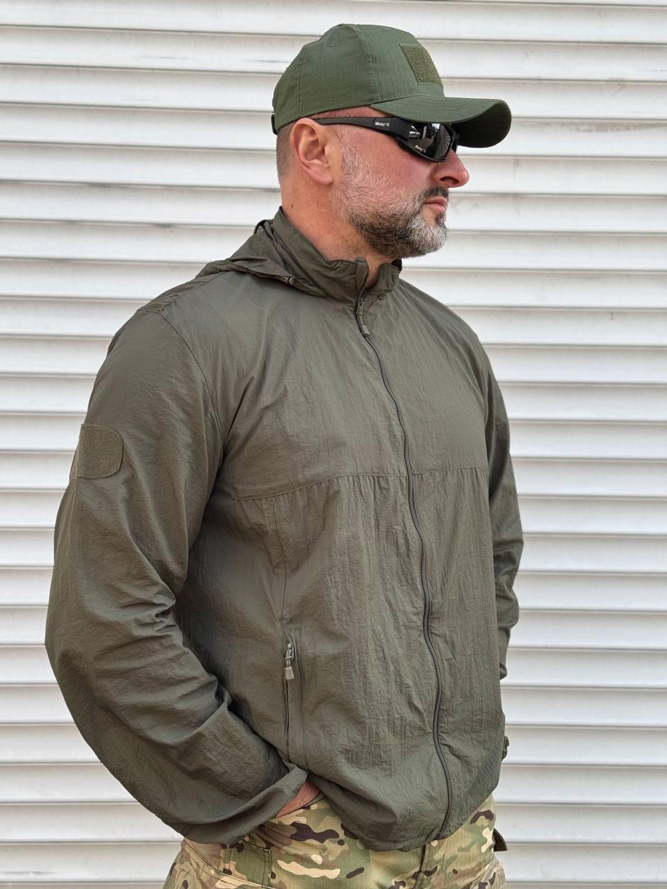 Вітрівка легка літня 4XL Олива (0908-4XL)