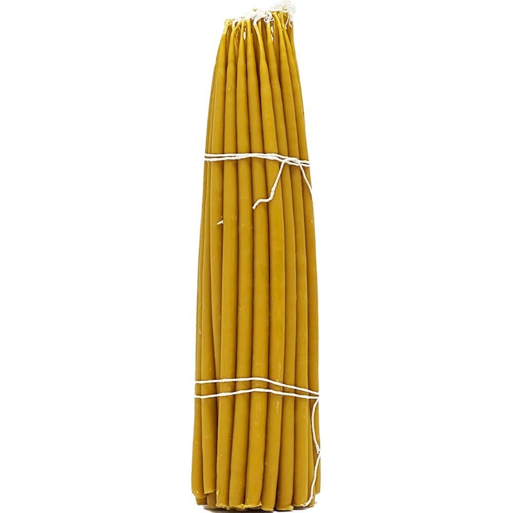 Свечи восковые маканые конусные 100% №10 1 кг 32,5 см 45 шт. (010МВ1)