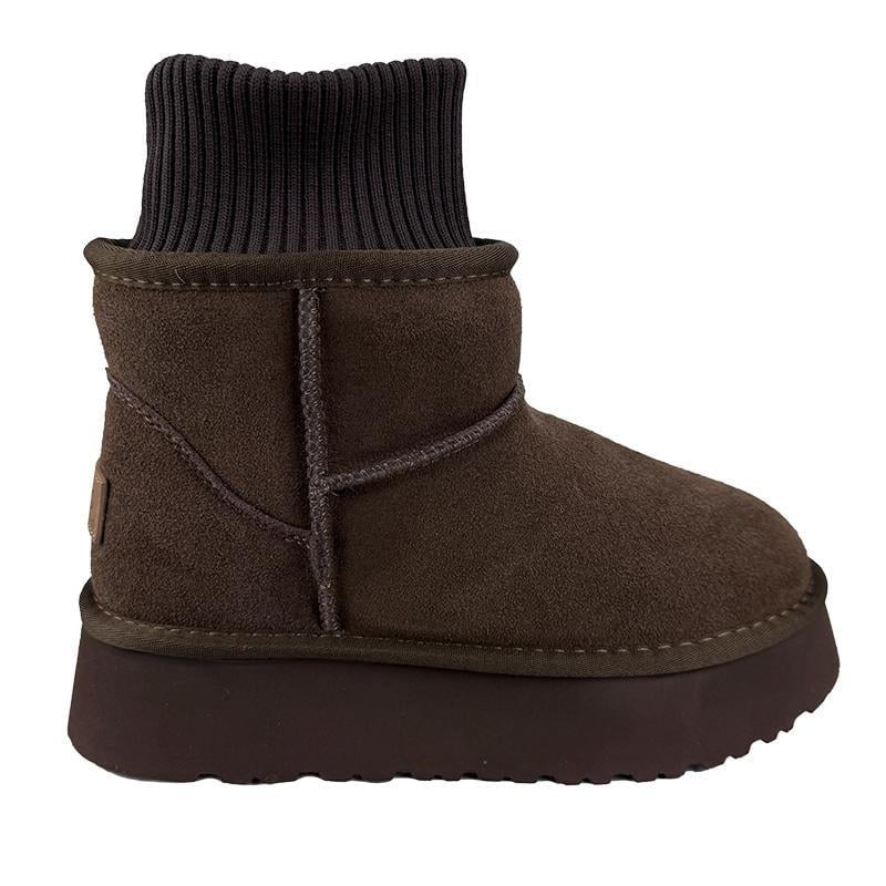 Угги женские с манжетом платформа 2049-24 p. 36 22,5 см Коричневый Угги женские с манжетом платформа 2049-24 p. 36 22,5 см Коричневый