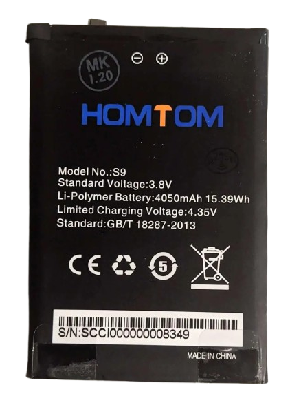 Аккумулятор для Homtom S9 4050 mAh (000051190)