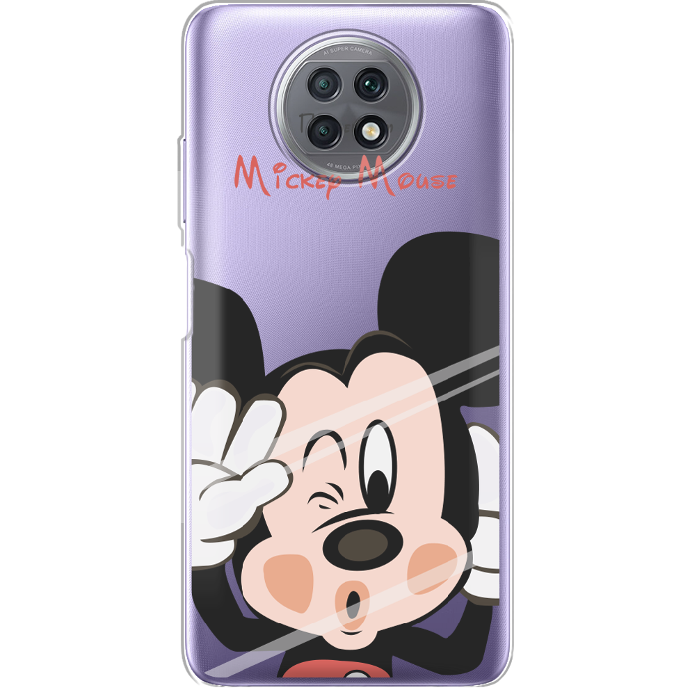 Чехол BoxFace Xiaomi Redmi Note 9T Mister M Прозрачный силикон (42123-cc58-42123)