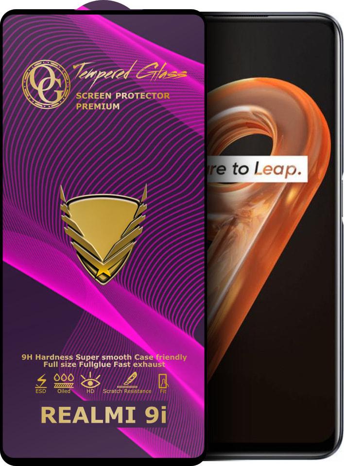 Стекло защитное GoldenArmor Realme 9i Full Glue (32333)