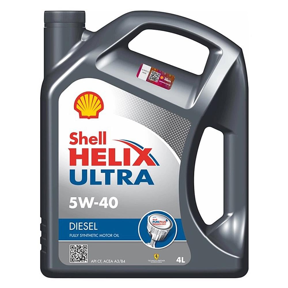 Моторное масло Shell Helix Ultra Diesel 5W-40 4 л - фото 1