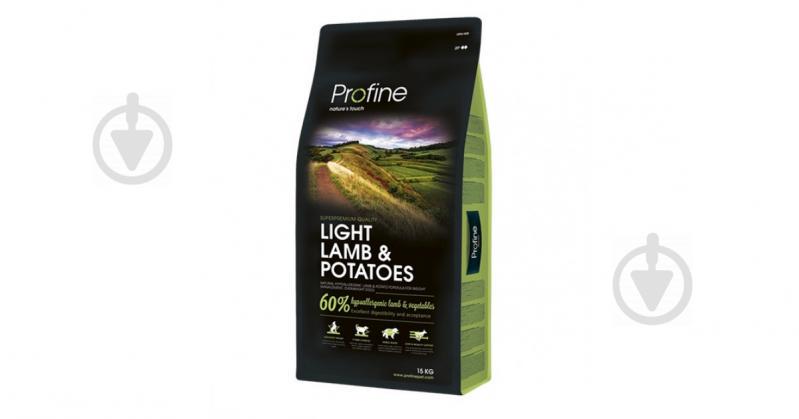 Сухий корм для дорослих собак із надмірною вагою Profine Light Lamb Potato 15 кг