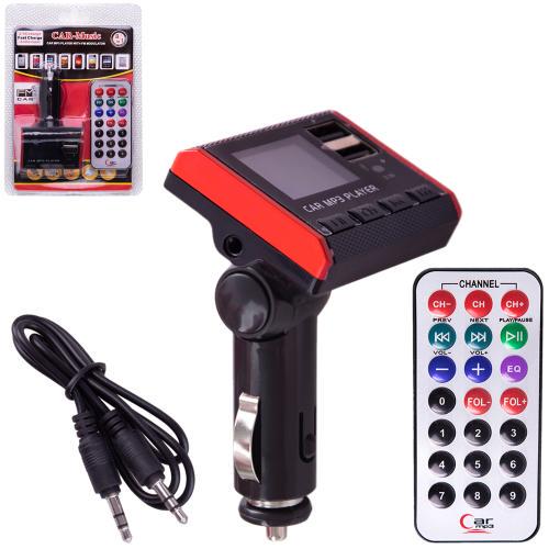 Модулятор FM Car-Music 12-24v+2USB+AUX 55113 8в1 (55113 Car-Music)