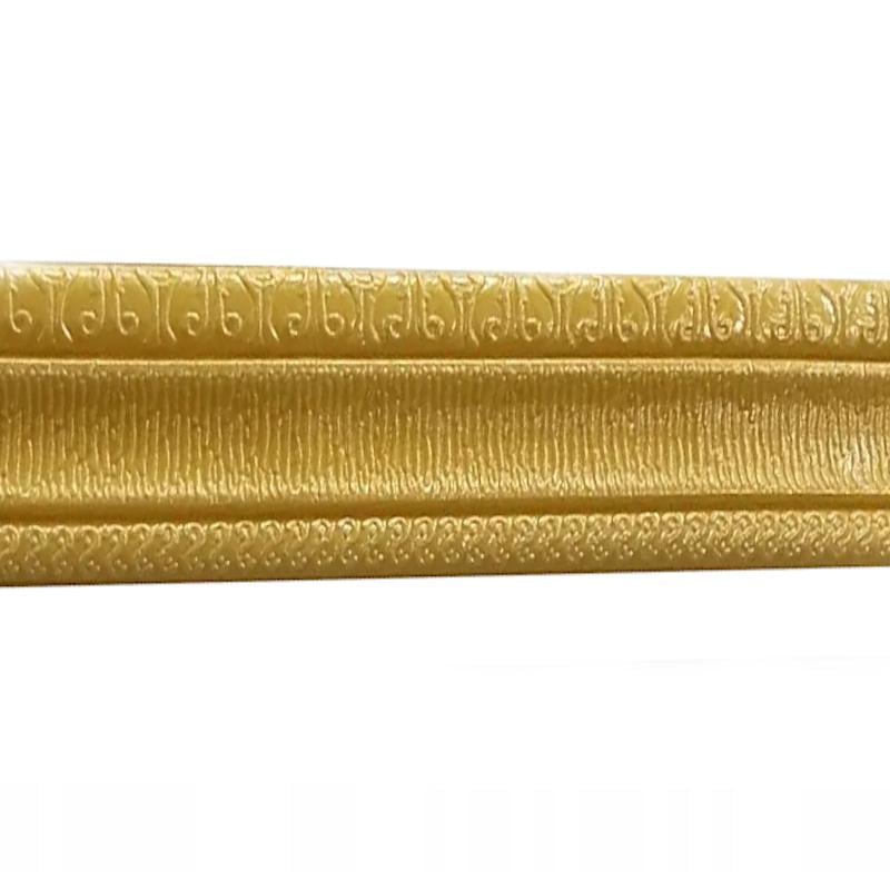 Плінтус гнучкий самоклеючий універсальний 230x5 см Золотистий (2743948095)