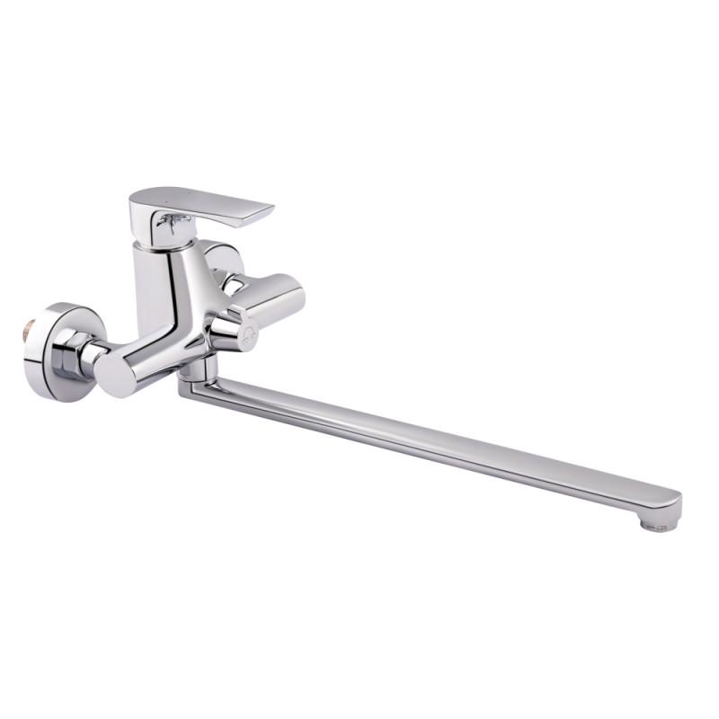 Cмеситель для ванны Q-tap Milada QTMIL3227107GC однорычажный Хром (77404)