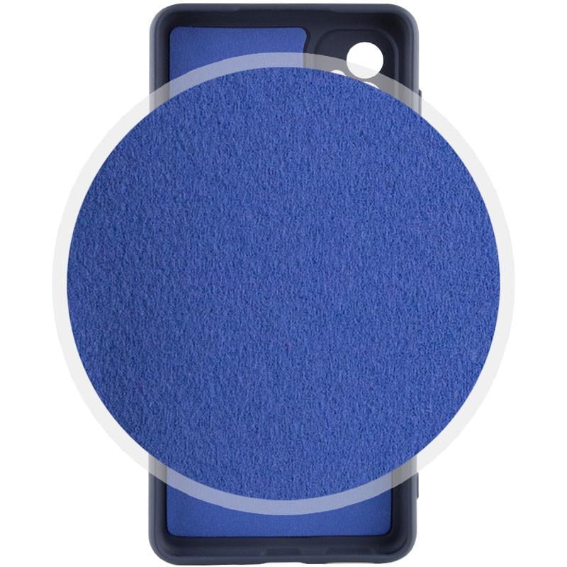 Противоударный чехол Silicone Cover Lakshmi Full Camera (A) для Samsung Galaxy A24 4G Midnight Blue - фото 3