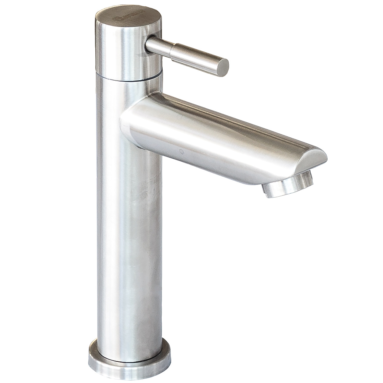 Кран для умивальника PLATINUM Germece С2032 PLS-A27848 на одну воду Сатин (151214)