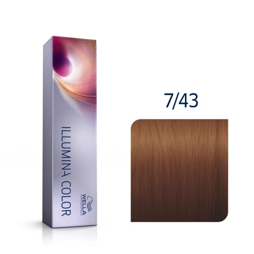 Крем-фарба для волосся Wella Professionals Illumina Color 7/43 Opal-essence - фото 3