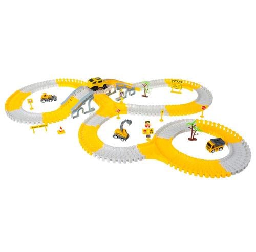 Набор для строительства гоночной трассы машины/аксессуары 255 элементов