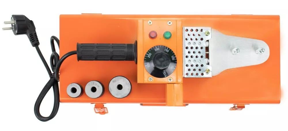 Сварочный комплект для пайки труб WEZER CF-32-1, 600 Вт, насадки парные Ø20...32 - фото 5