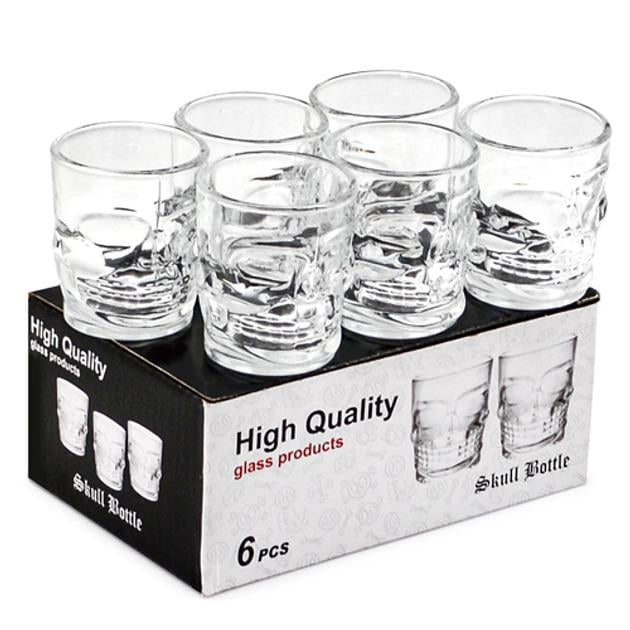 Набор стаканов R29803-White Череп 6 шт. 300 мл Набор стаканов R29803-White Череп 6 шт. 300 мл
