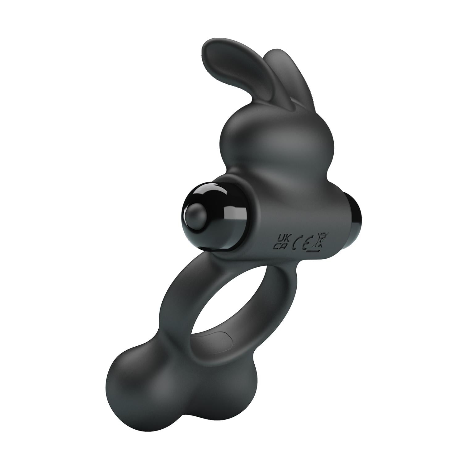 Эрекционное кольцо Pretty Love Vibrant Penis Ring Yusuf Black