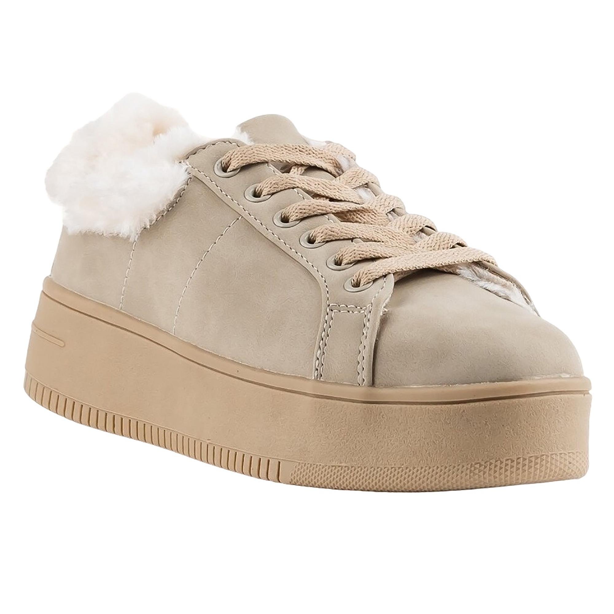 Кеди жіночі зимові Kinetix р. 37 Бежевий (010023-37)