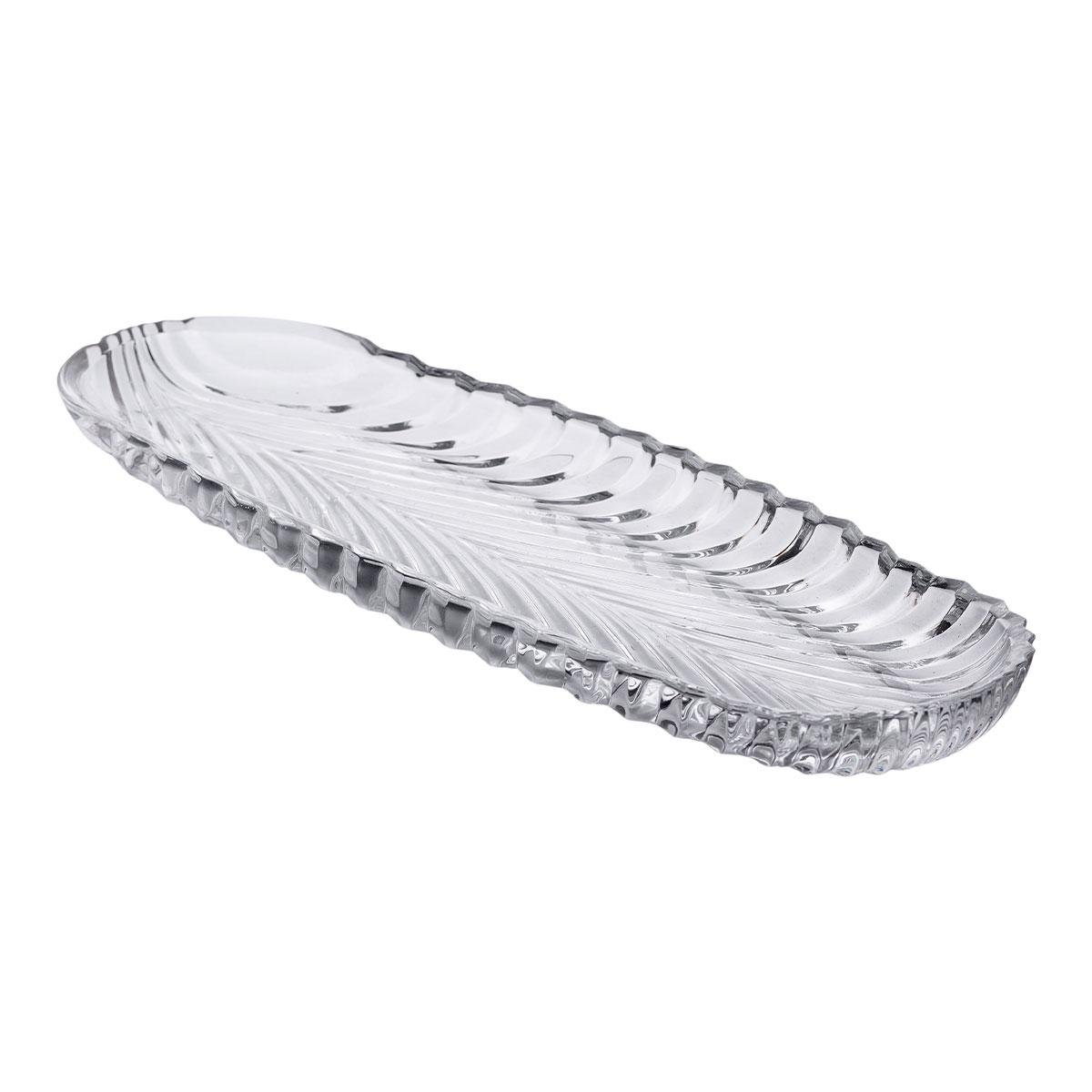 Страва сервірувальна скляна для закусок канапе фруктів 39х13, 5х2, 5 см (5959) - фото 3 Страва сервірувальна скляна для закусок канапе фруктів 39х13, 5х2, 5 см (5959) - фото 3