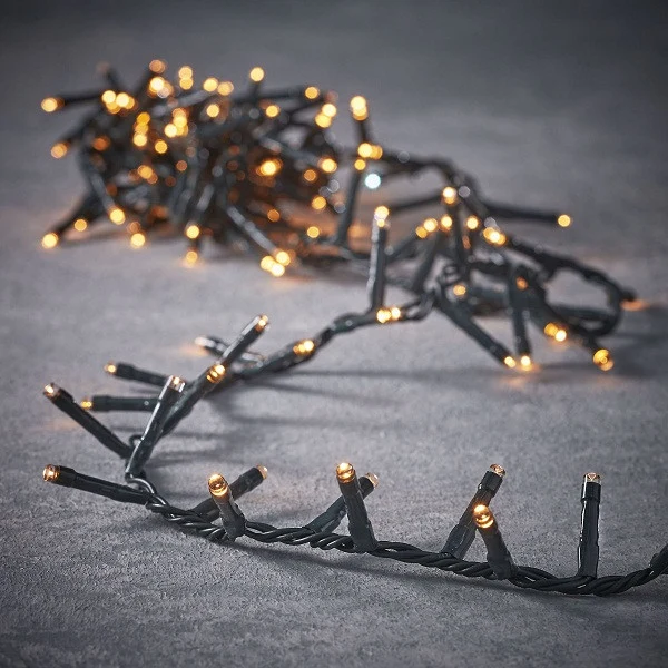 Гирлянда LED пластик 14 м теплый белый