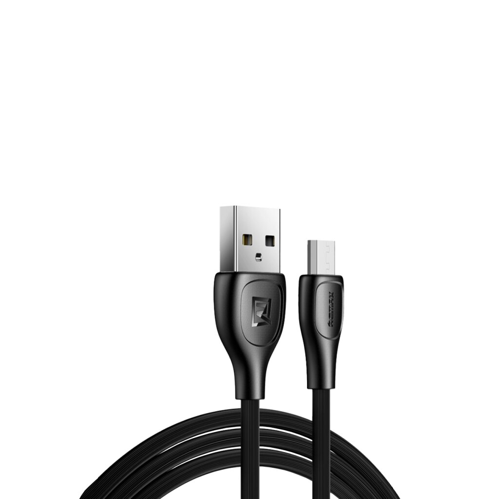 Кабель Remax Lesu Pro USB 2.0 to microUSB 2,1A 480 Mbps 1 м Черный (RC-160m-b)