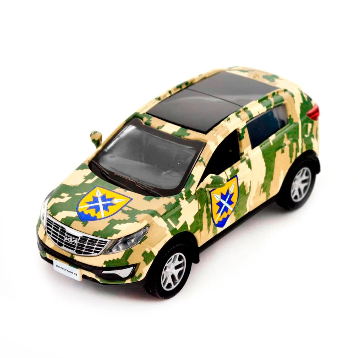 Автомодель TechnoDrive металл 11.5х5х4.4 см Шевроны Героев (250362M)