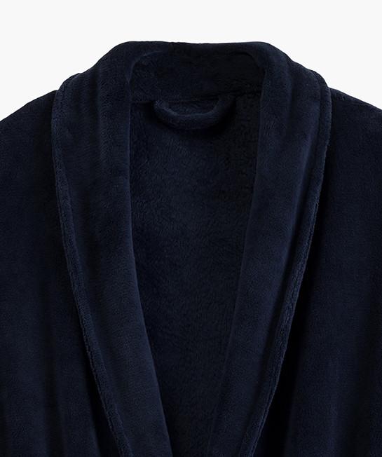 Халат чоловічий Atlantic SZM-002 на запах з поясом M/L Синій (2785676775) - фото 4 Халат чоловічий Atlantic SZM-002 на запах з поясом M/L Синій (2785676775) - фото 4