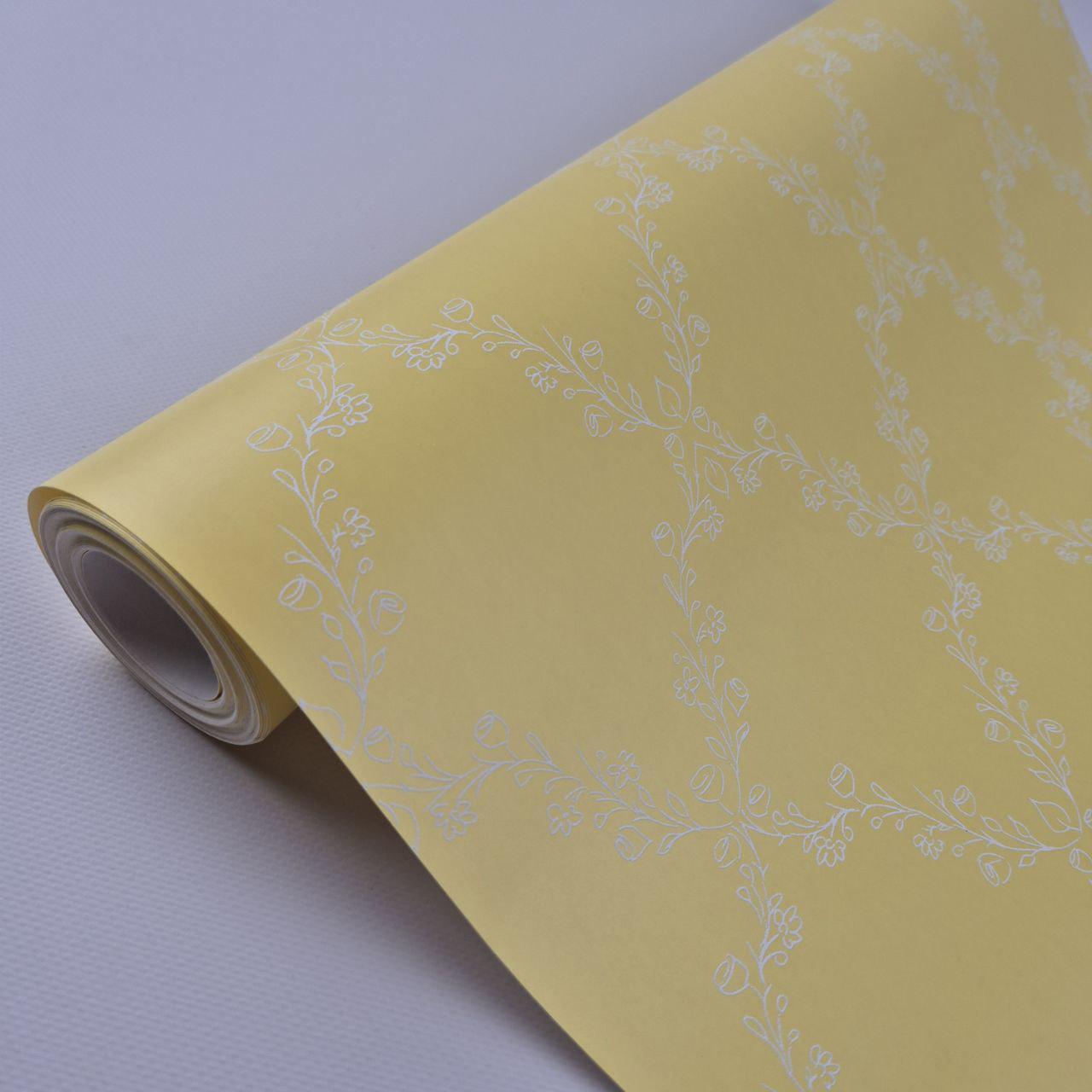 Шпалери вінілові флізелінові Marburg 54101 0,53х10,05 м Жовтий (30642184) - фото 4 Шпалери вінілові флізелінові Marburg 54101 0,53х10,05 м Жовтий (30642184) - фото 4