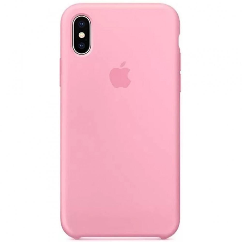 Чохол-накладка Apple Silicone Case for iPhone X, Cotton Candy (HC) (A)