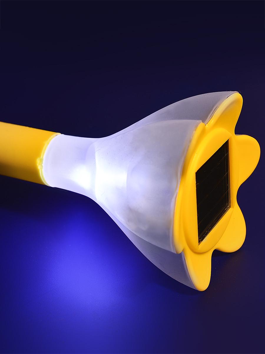 Садовый светильник Lemanso грунтовый на солнечной батарее с выключателем Желтый (CAB116) - фото 4 Садовый светильник Lemanso грунтовый на солнечной батарее с выключателем Желтый (CAB116) - фото 4