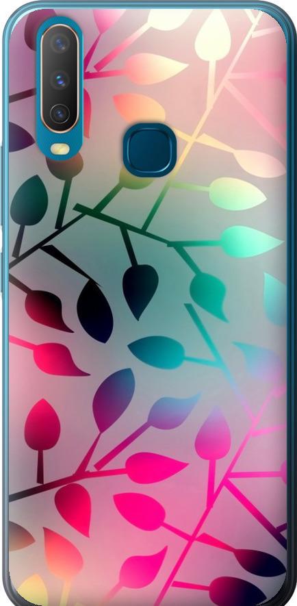 Чехол на Vivo Y17 Листья (2235t-1447-42517)