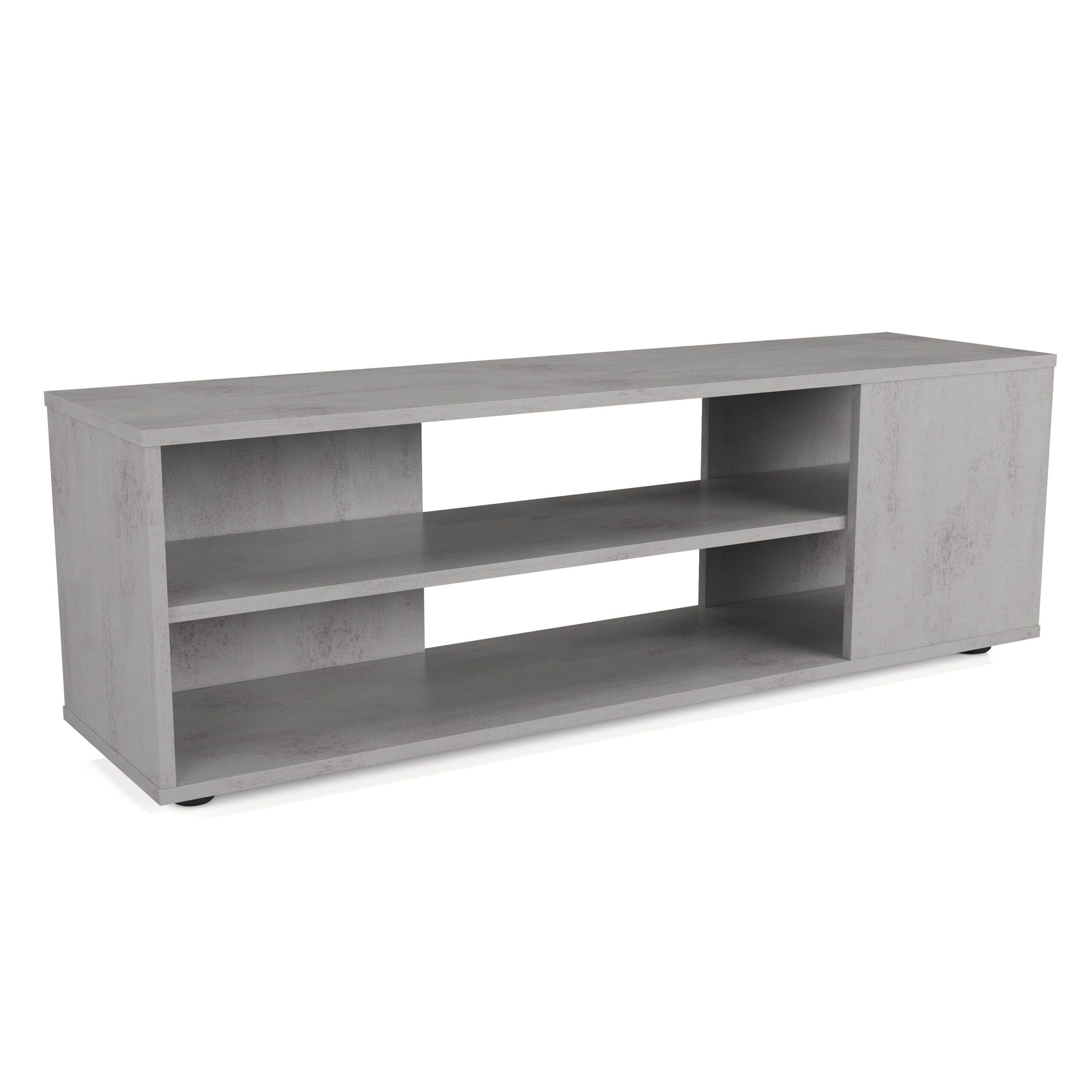 Тумба для ТВ Nikoshop L-3 1200х320х400 мм Бетон тефра