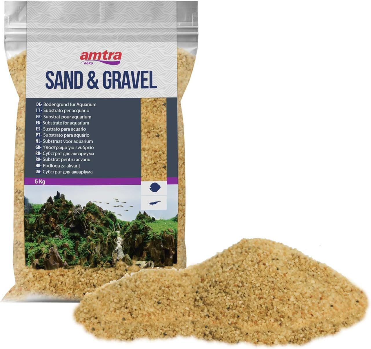 Грунт для аквариума Amtra Sand Rosella Fine 0,6-1,6 мм 5 кг (1353851431)