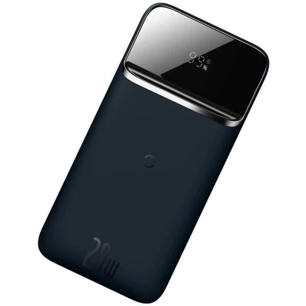 Повербанк Baseus Magnetic 10000 mAh 20 W 2в1 QC3.0+PD3.0 з бездротовою зарядкою Qi Blue (PPCX010201)