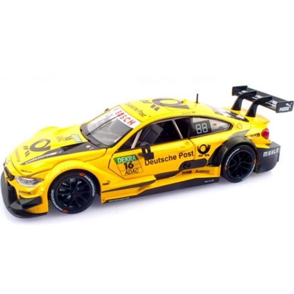 Игрушечная машинка BMW M4 DTM Желтый (20376055) - фото 1 Игрушечная машинка BMW M4 DTM Желтый (20376055) - фото 1
