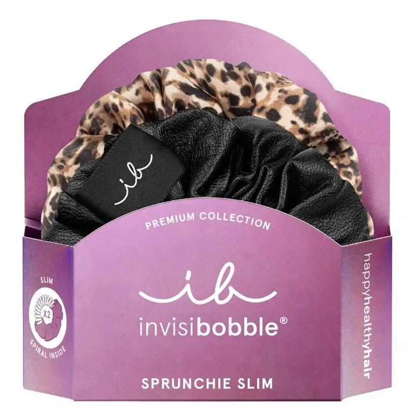 Резинка-браслет для волос SPRUNCHIE SLIM PREMIUM Leo Is The 2 шт. Black