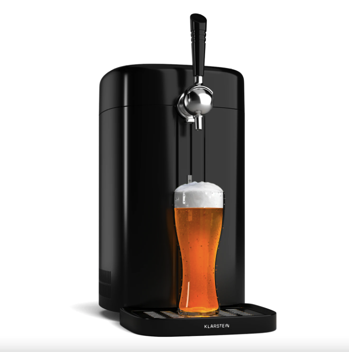 Пивной диспенсер охлаждающий KLARSTEIN FrostBrew для дома с LED-дисплеем/адаптером/баллончиками CO₂ (10046659)