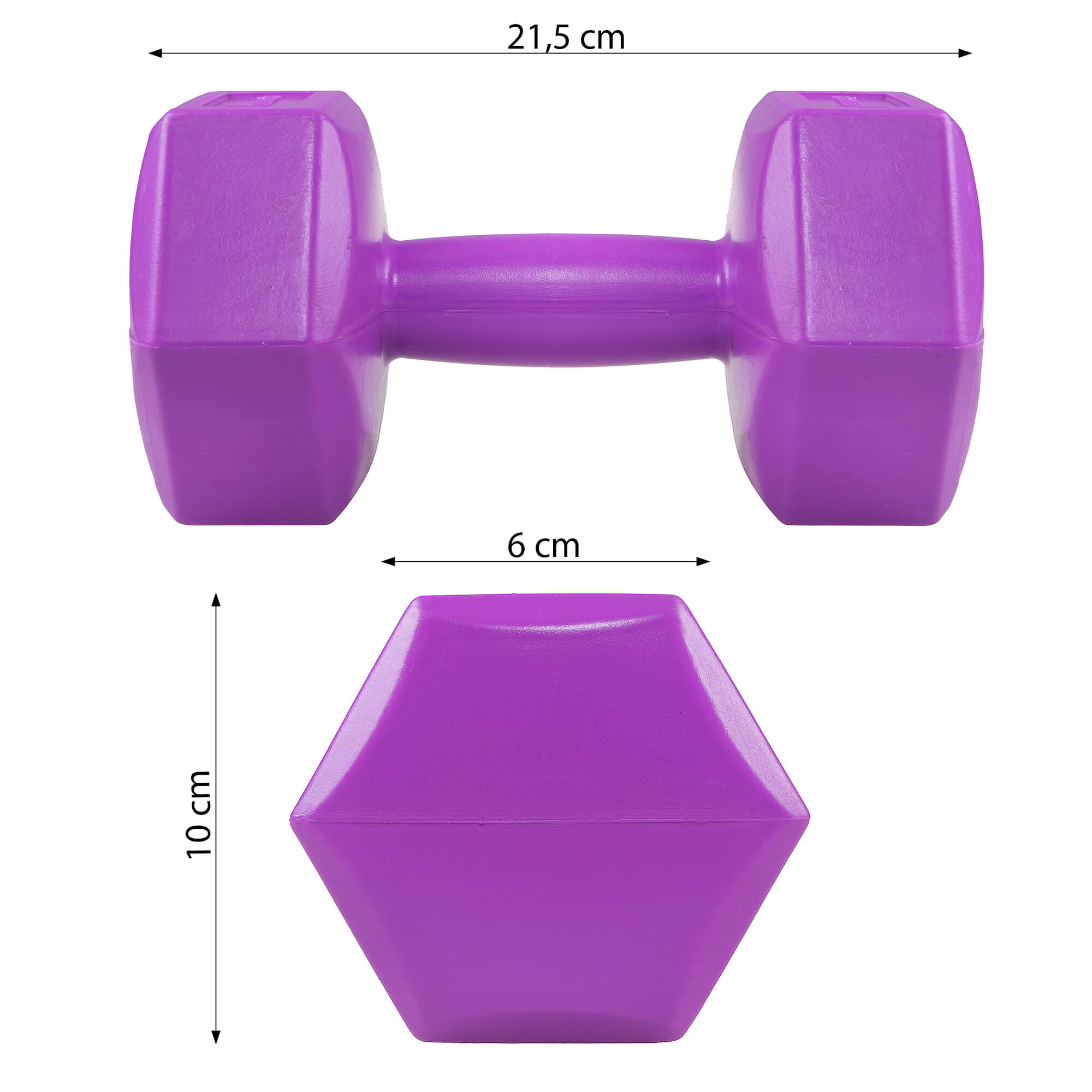 Гантелі Springos Hex 2x2 кг FA1032 - фото 4