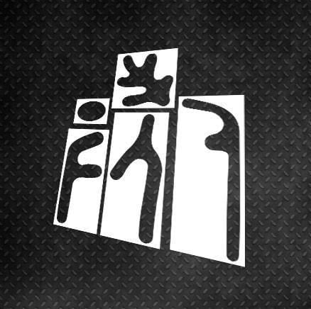 Трафарет многоразовый DFA Фигуры для штукатурки и краски (X00047)