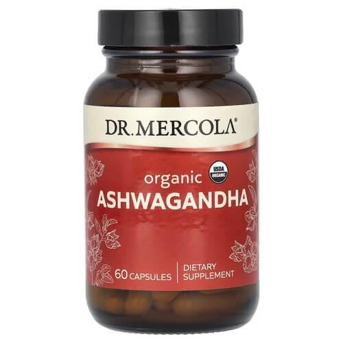Ашваганда Dr Mercola Organic Ashwagandha 400 мг 60 капс. (MCL-01848)
