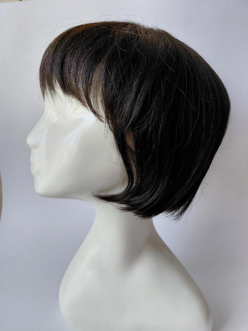 Парик каре из натуральных волос Черный (29279451) - фото 3 Парик каре из натуральных волос Черный (29279451) - фото 3