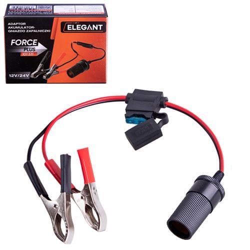 Перехідник EL 101 511 клеми-прикурювач із запобіжником 15A (951997)