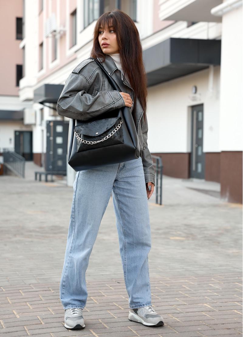 Жіноча сумка Sambag HOBO BLISS Чорний (53453070) - фото 4