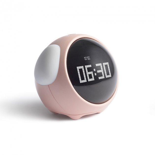 Будильник із нічником Emoji Alarm Clock Pink