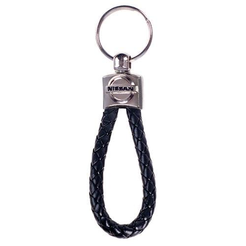 Брелок Nissan искусственная кожа плетёный