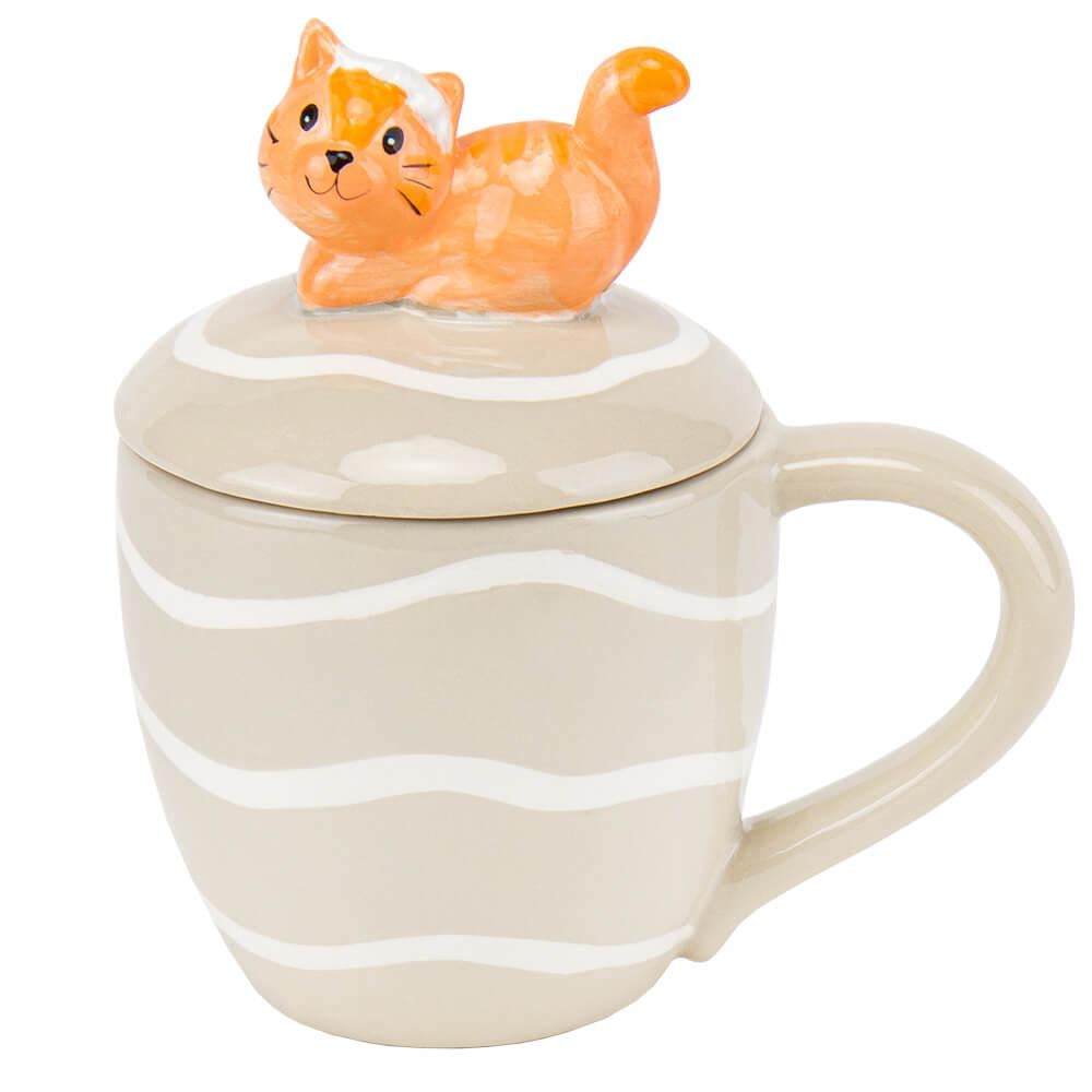 Кружка Райдужне кошеня сіра 400 мл (4000-031/grey)