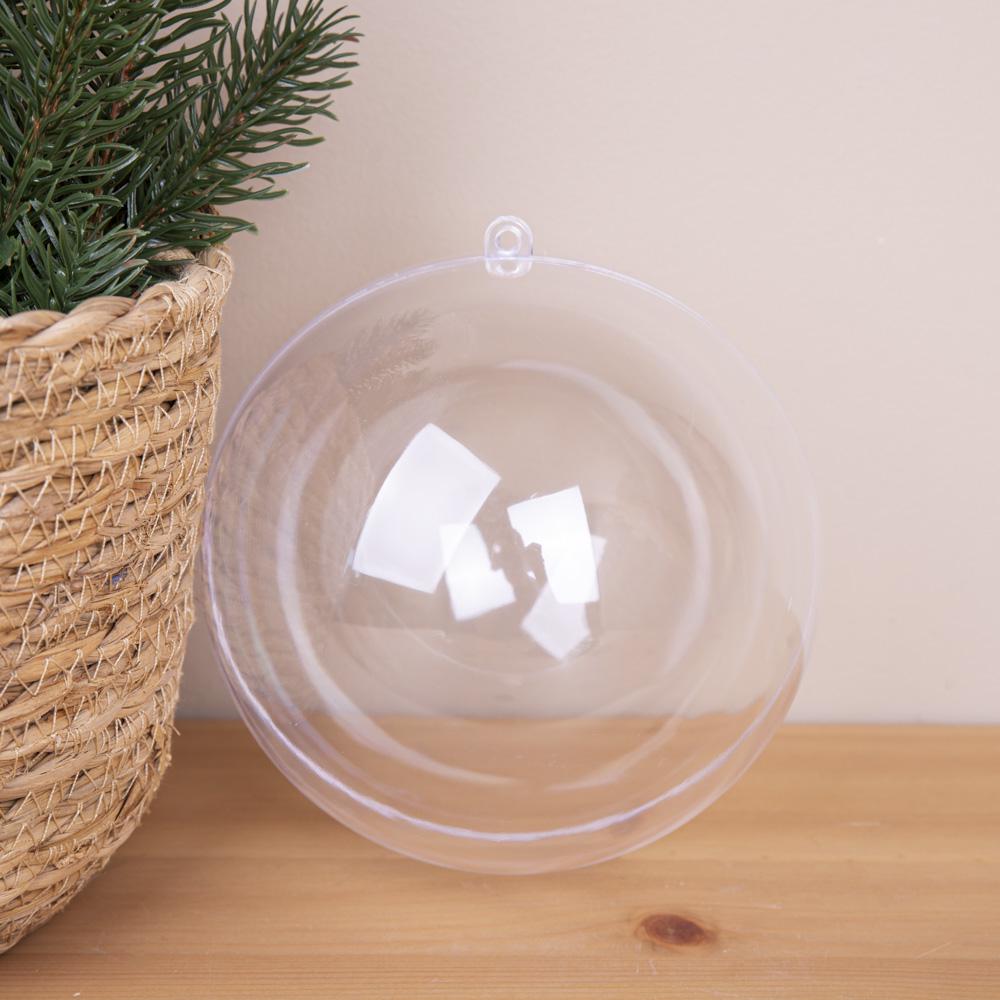 Шар акриловый пластиковый разборный 12 см (8021)