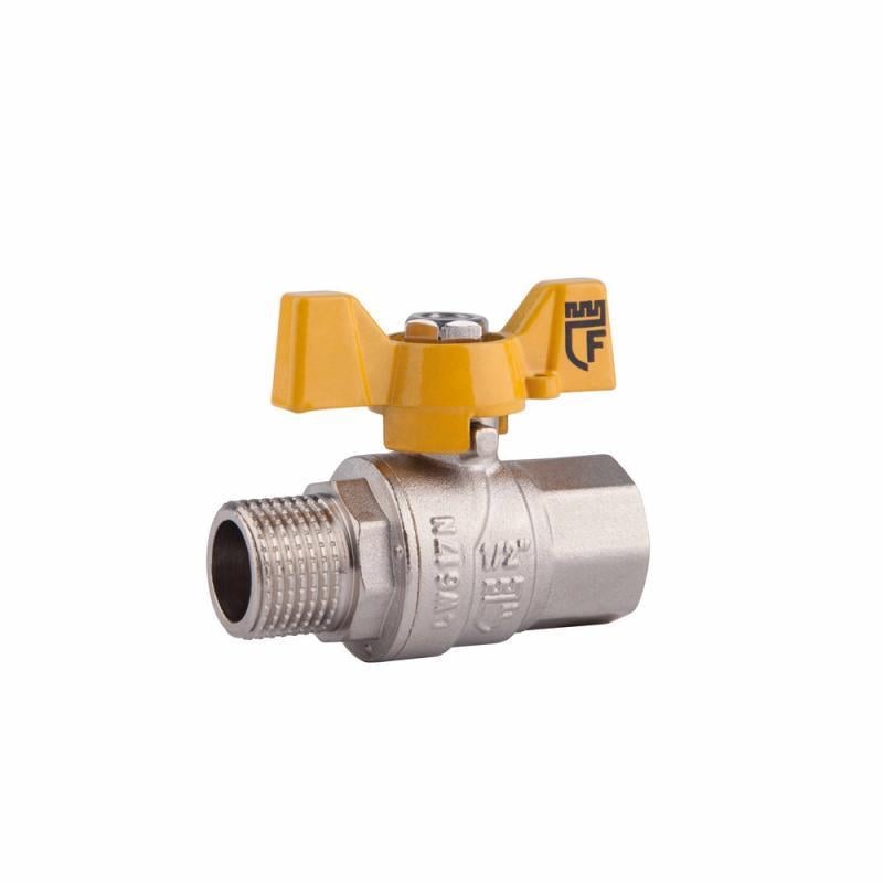 Кран кульовий SD Forte ВЗ для газу метелик 1/2" (SF607G15)