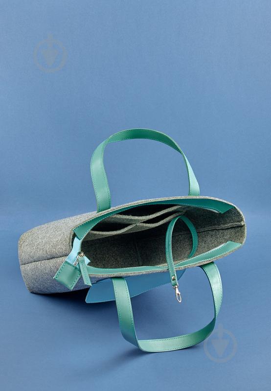 Сумка шоппер BlankNote D.D. Серый (BN-BAG-17-felt-tiffany) - фото 5